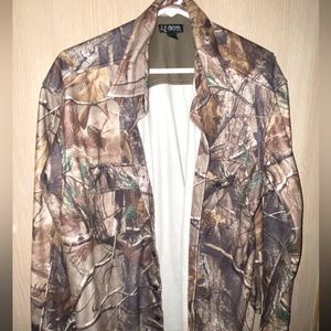 camo button up